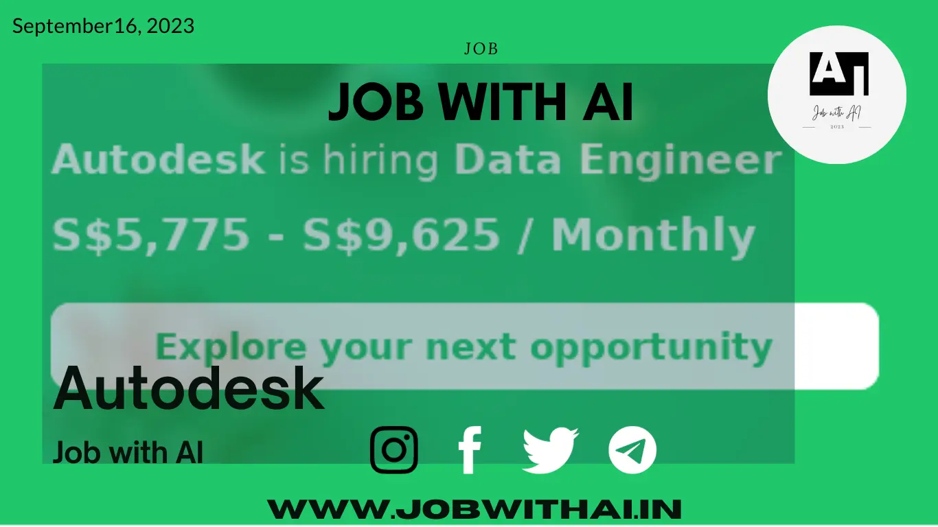 Autodesk hiring for Data Engineer